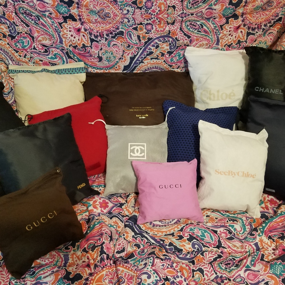 Recycle/Reuse dust bags into pillows!